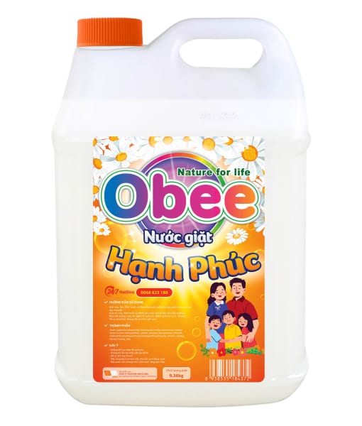 Nước giặt Obee hương Hạnh Phúc 9.36kg